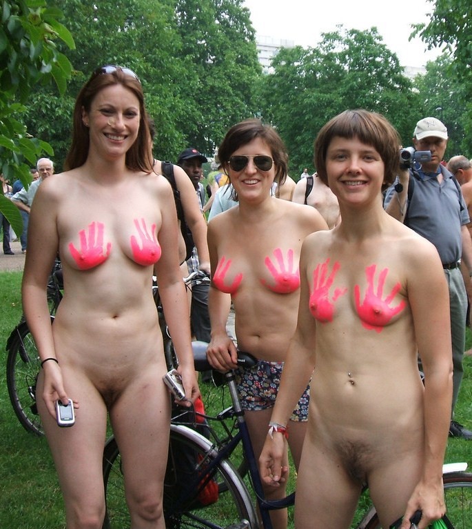 Naked bike ride