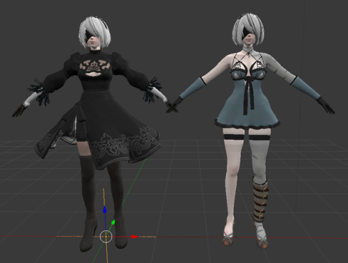 Sooo…….. uhmm……Huh……. ok……  mmmmmm……Well….As you can see, suddenly i have a bunch of MMD models to port….Mmm…I barely have time from tuesday to thursday, so i