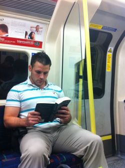 Guys-With-Bulges:  Train Crotch Watch. (Via Street Crush)