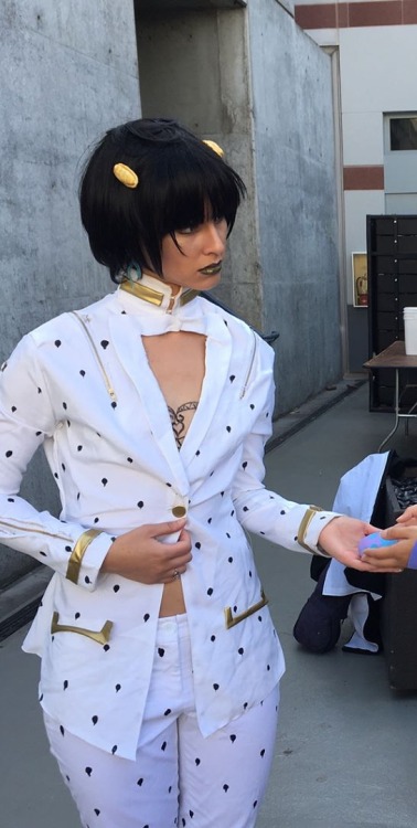 hotpantys: Happy birthday Bruno Buccellati, in celebration here is some good cosplay photos of me, as him (in other words one good picture of me and the rest well, are that).