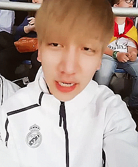 hansanghyuked:hyogi in spain: he’s so happy
