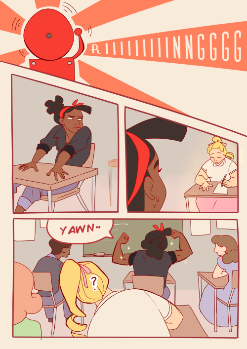 flatbear:kateordie:  cheriiart:Hey guys, I’m launching a new webcomic called GREASER WARS! This comic follows the tales of two opposing teenage gangs in the 1950′s with an overall LGBTQ theme! You can read the full story HERE on the official blog!So