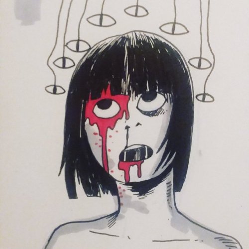skincube: Some freaks from my Instagram sketch storms.Follow me on there! -  Instagram.com/skin