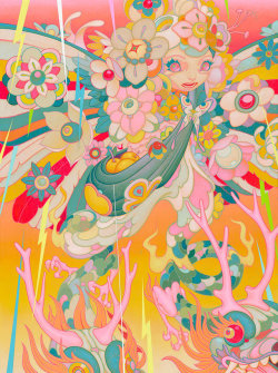 supersonicart: James Jean, Recent Work. Recent paintings from contemporary master James Jean (Previously on Supersonic Art). - Be sure to follow Supersonic Art on Instagram! 