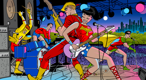 the OG Teen Titans by Darwyn Cooke