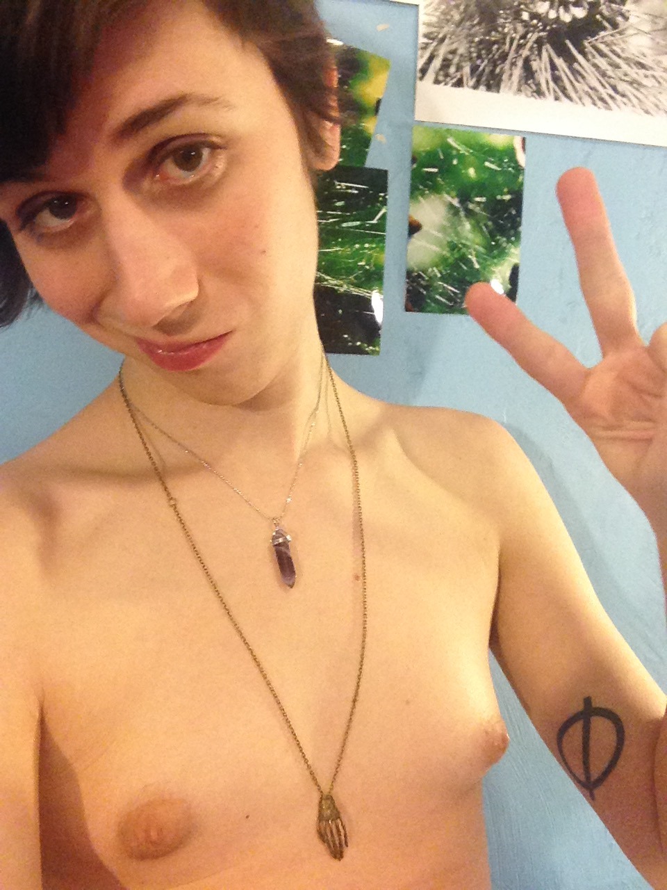 sophieladder:  jewelry ft. my tits :p 