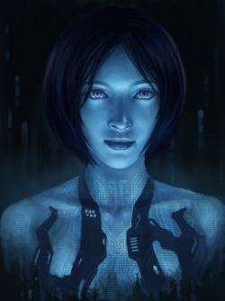 geeksngamers:  Halo 4 Fan Art: Cortana and