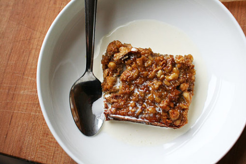 maple squares with walnuts