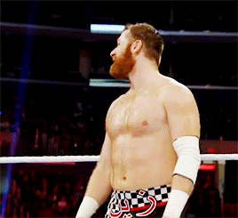 mithen-gifs-wrestling: @earthtwojess: I love when Sami smiles when he hears people chanting for him and he realizes “oh yeah, they’re cheering for me”   