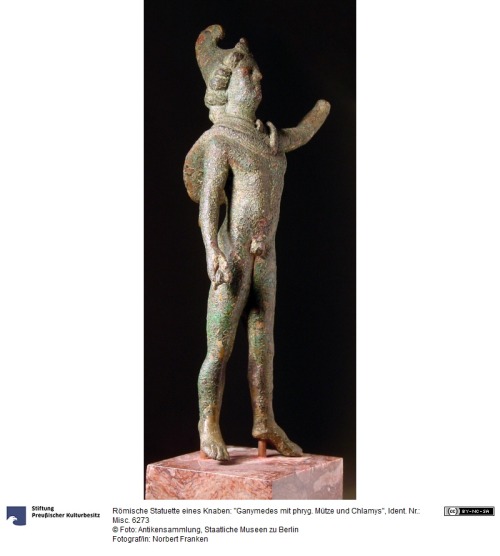 Ganymedes* bronze* 16,5 cm* Mainz* Staatliche Museen zu BerlinSource: Antikensammlung, Staatliche Mu