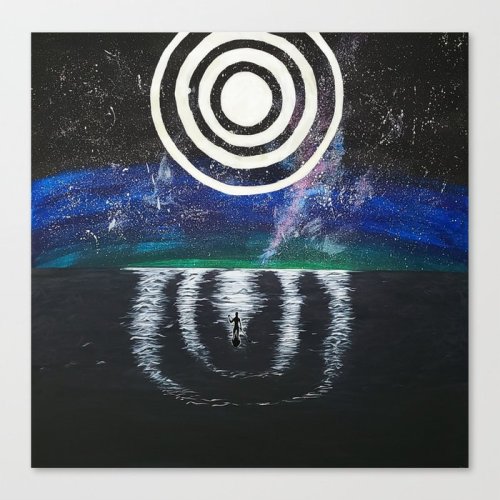 Exodus36x36 acrylic on canvasPainting 2 of 2 in my Concentric Collection