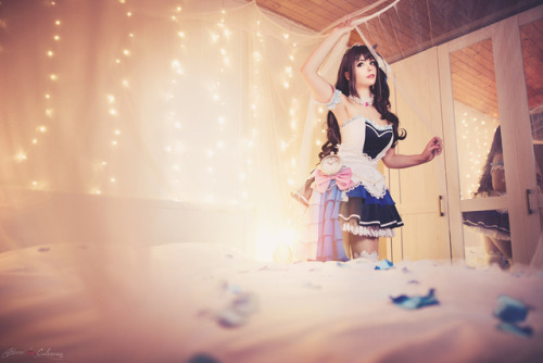  My Uzuki Shimamura costume <3!~~costume by Cosplaysky, wig by Cospickyshoes, clock, crown, hairb