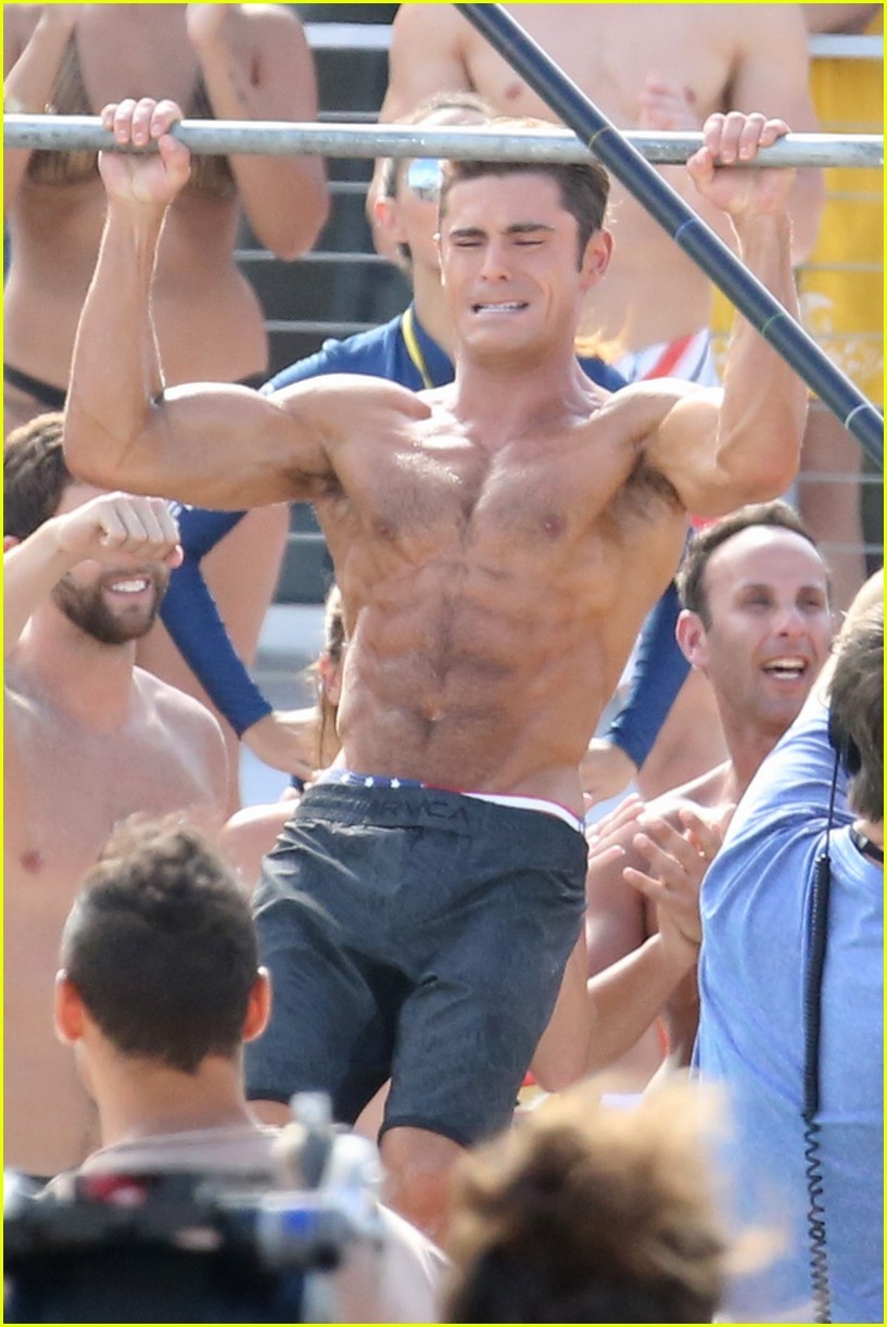 Zac Efron in “Baywatch’ set part 1jfpb