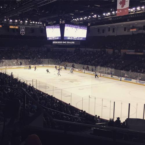 Gulls Night with PPP #sdgulls #valleyviewcasinocenter #gogulls #ppp (at Valley View Casino Center)