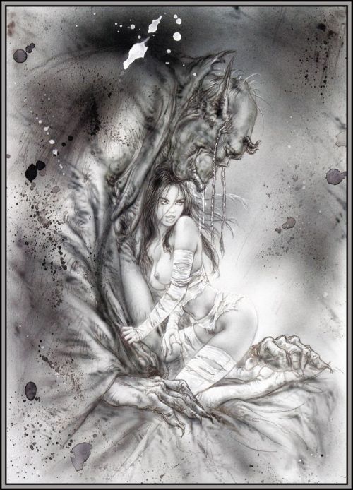 drawn-out-masturbation:  Luis Royo - Prohibited adult photos