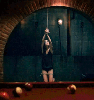 frenchblazer: Eliza Dushku in distress 1. Wrong Turn [2003] 2. Eloise [2017] 3. Banshee