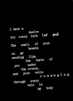 I. AM. ALL. YOURS. ALWAYS.