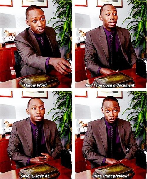 syfycity:And Here is my Resumé That I Typed Up…in Word