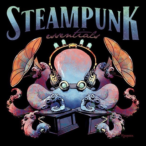 tophatandgoggles:  here’s a look at the cover i did for the upcoming #steampunk