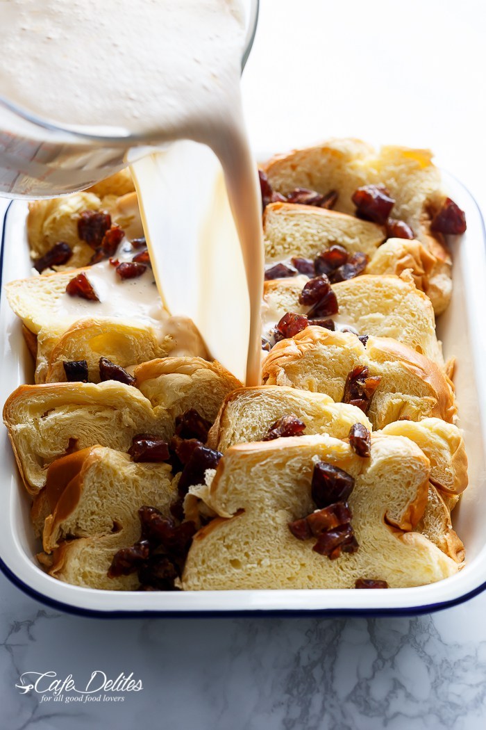 sweetoothgirl:    STICKY DATE FRENCH TOAST BAKE   