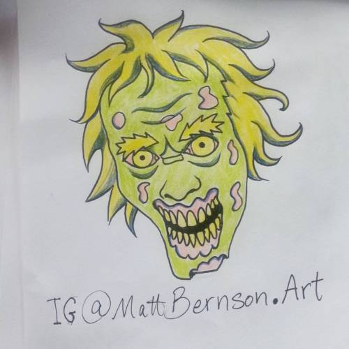 Walking Dead Wednesdays start tomorrow.  Getting some zombie flash ready. #art #drawing #zombies #undead  #walkingdead #tattooflash  #artistsontumblr #artistsoninstagram  (at Raven’s Eye Ink)