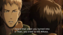 thezezethex:  Good coverup Mikasa…