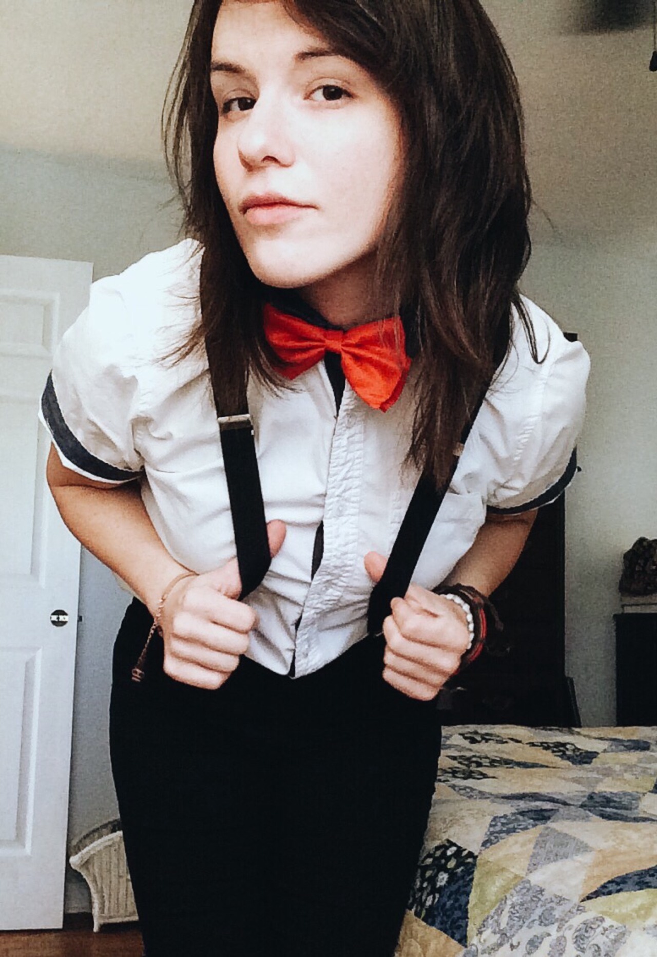 dappertomboy:  Lookin spiffy for the symphony at Music Hall. 😎