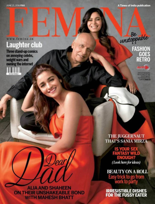 raghdakatrina:Alia Bhatt Full Photoshoot For Femina June 2016 