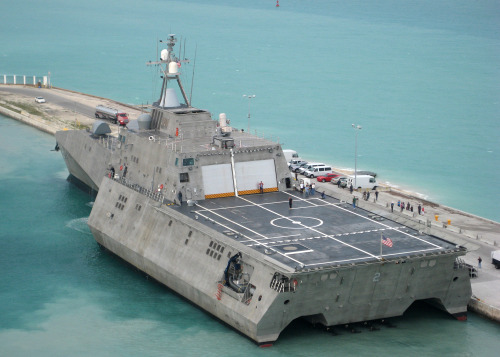 Littoral Combat Ship USS Independence Mole Pier, Naval Air Station Key West, Floridaimage credits: P