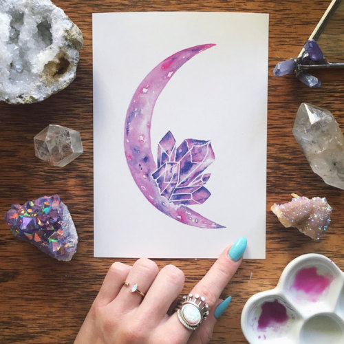 ninasarusrex: sosuperawesome: Watercolor Art and Prints by Jess Weymouth on Etsy More like this @nig