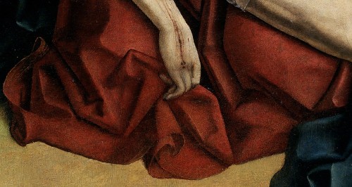 Fernando Gallego, Pietà (details), c.1465-1470