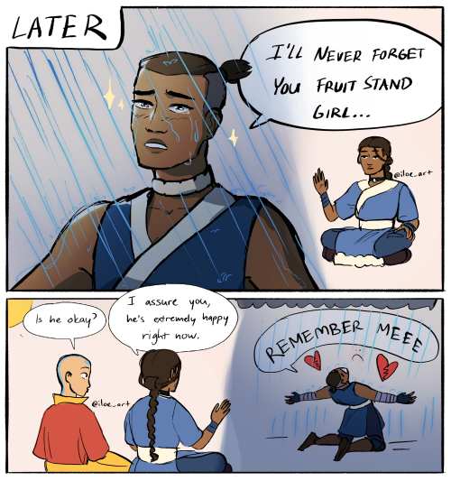 iloe:when it comes down to it katara and sokka are both ride or die and also dramatic