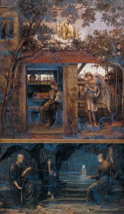 oldpaintings:  A Golden Thread, exh. 1885 by John Melhuish Strudwick (English, 1849–1937)   