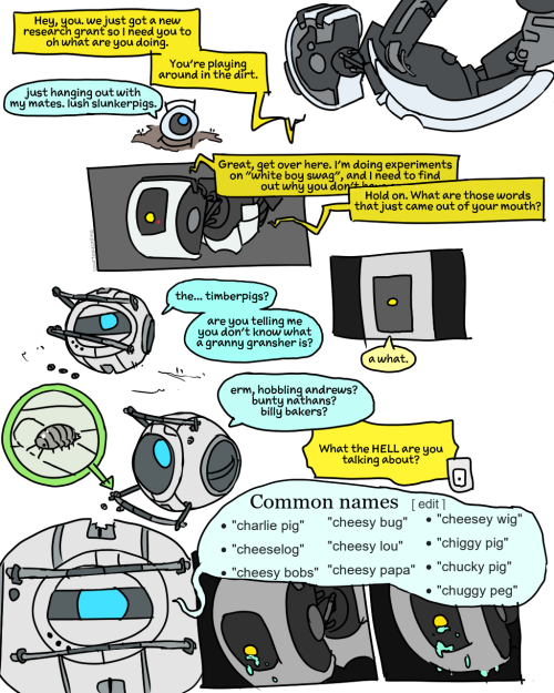 courtesycalling:GLaDOS learns about isopods