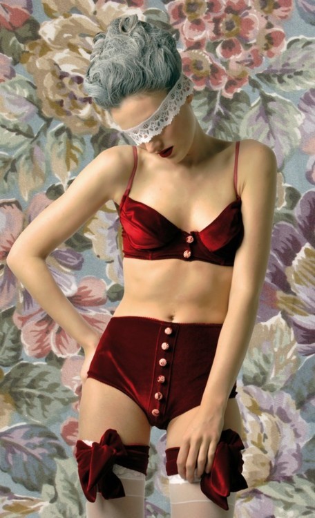 STOP. Velvet lingerie? I would fuck anyone for this. It&rsquo;s gorgeous! Can