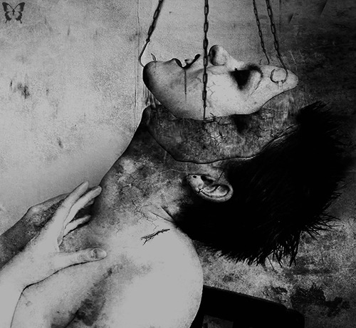 whitesoulblackheart:  Removing Beauty by Simon Johns “It is amazing how complete is the delusion that beauty is goodness.” ― Leo Tolstoy (Please leave quote & credit … Ƹ̴Ӂ̴Ʒ) 