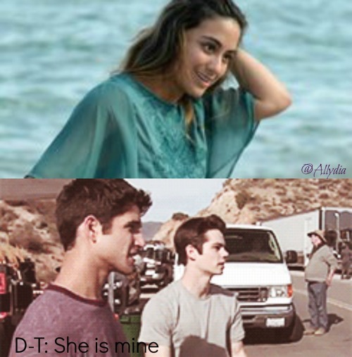 loveallydia:AU: Dylan O’brienTyler PoseyAlly BrookeAu: Dylan and Tyler see the new girl on the beach