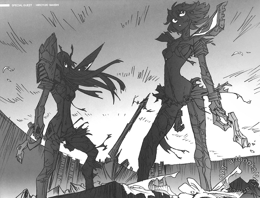 artbooksnat:  Kill la Kill (キルラキル) The closing gallery in The Art of KLK