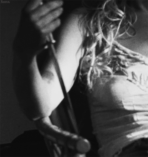 psycho-mind-sick-society:  Don’t play with the knife. I don’t want you to hurt
