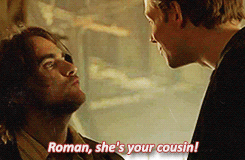 pinklittlelily:Fighting like a married couple.