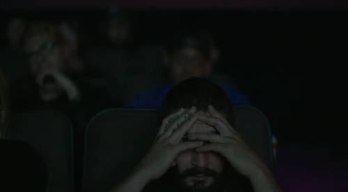 areyoufilmingthis:Shia watching “Transformers: Dark of The Moon” (2011) (yes, that is him sleeping