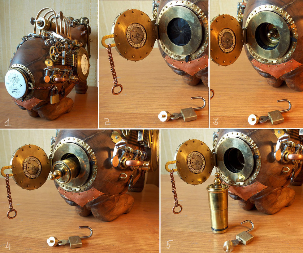 steampunktendencies:  Hippopotamus-safe ~ Aleksandr Mushkina &amp; Alena Mushkina