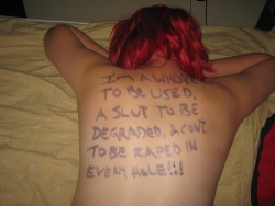 slut-user:  More stating the obvious…