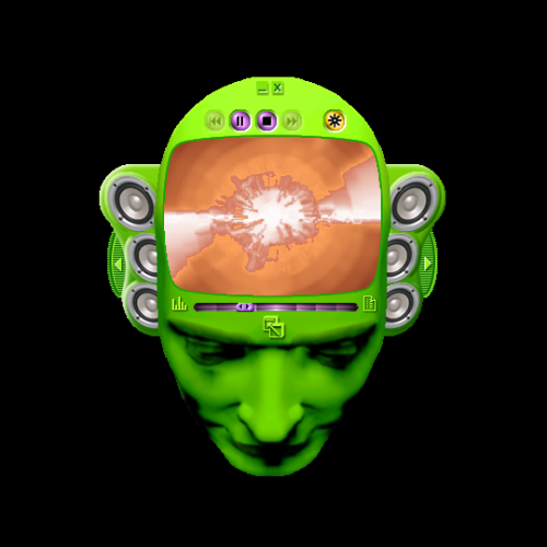 never-obsolete:Windows Media Player skins - Headspace