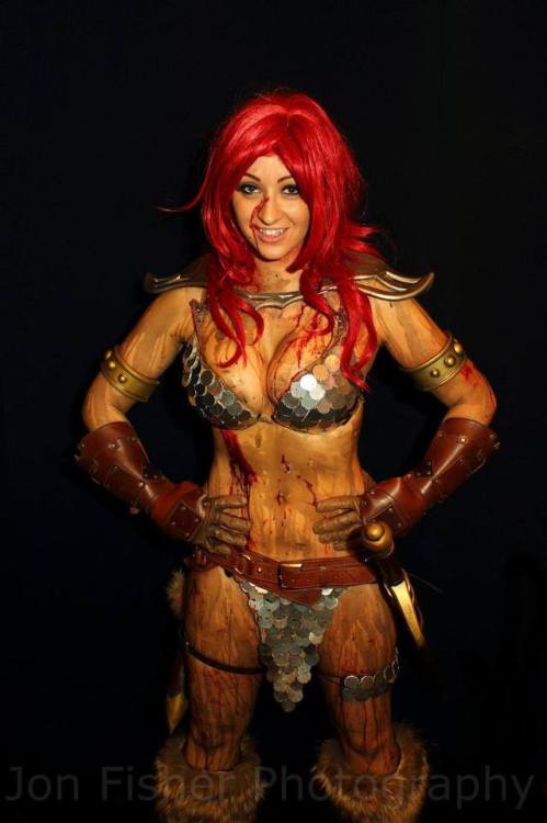 allthatscosplay: Cosplayer ArtyFakes as Red Sonja! For all of your cosplay, gaming, anime, comic con