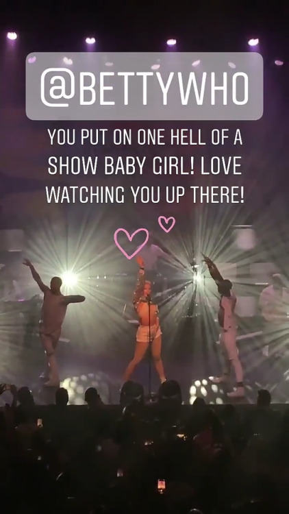 Sarah, Kala and Zack went to Betty Who’s concert at the Fonda Theatre (June 2019)Instagram: sarahuri