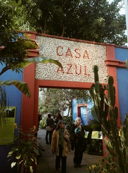 sonoanthonypics:Frida Kahlo exhibit in the Botanical Garden. Bronx, NY. 2015. 