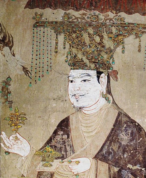 Li Shengtian, the king of Khotan,  from the Dunhuang Mogao Caves, Five Dynasties period (907 - 979 A