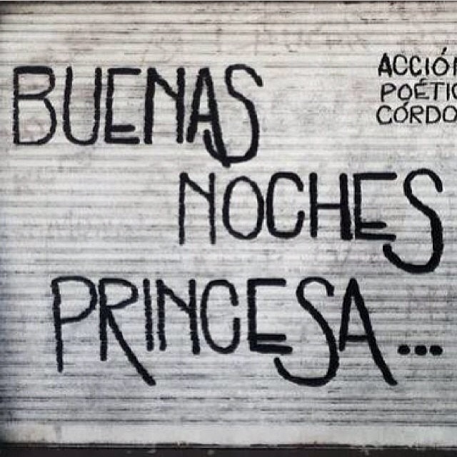  Acción Poética — Buenas noches princesa Síguenos en  Frenys ...
