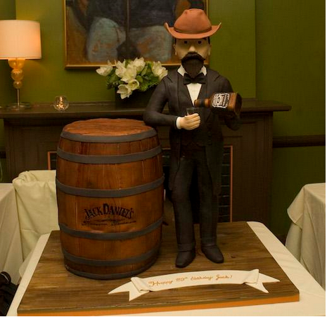 Duff Goldman (Ace of Cakes) can simply showcase his Jack Daniels fandom in a flashier way than the r